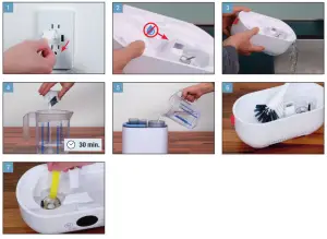 BONECO U250 Humidifier Ultrasonic - . CLEANING