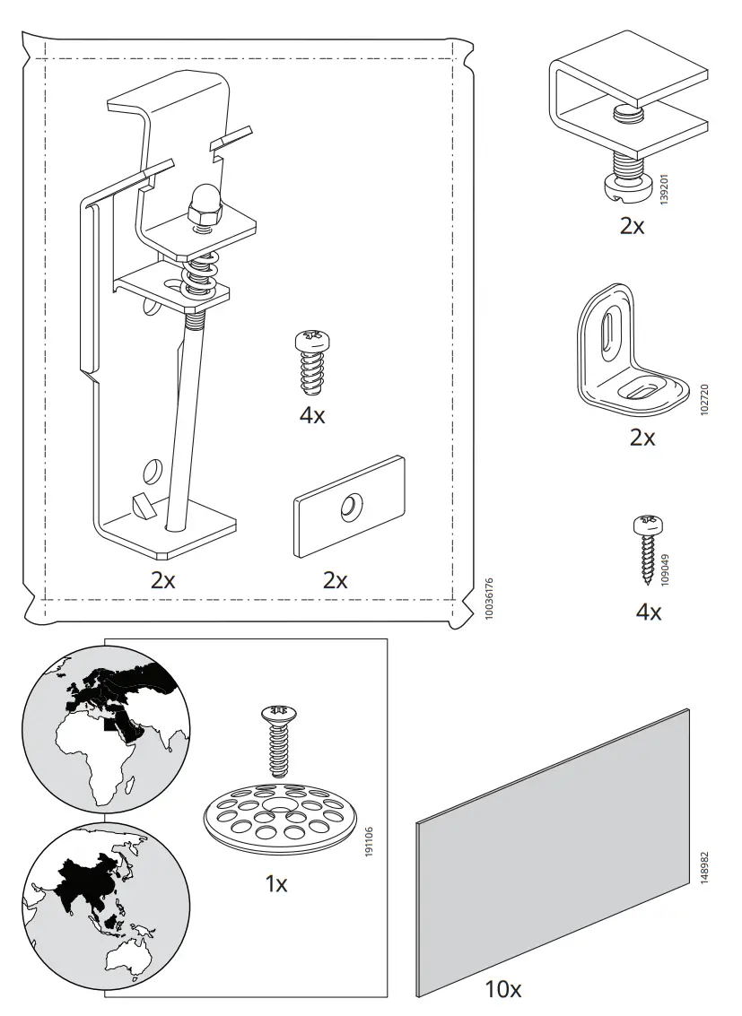IKEA BREDSJON Sink Bowl with Visible Front Stainless Steel - fig1