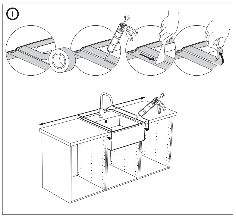 IKEA BREDSJON Sink Bowl with Visible Front Stainless Steel - fig10