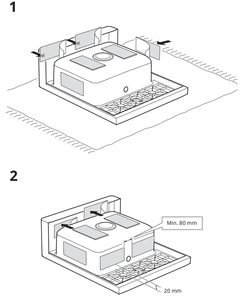 IKEA BREDSJON Sink Bowl with Visible Front Stainless Steel - fig2
