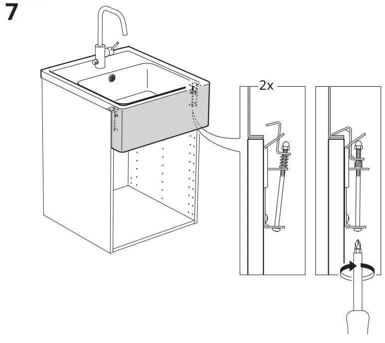 IKEA BREDSJON Sink Bowl with Visible Front Stainless Steel - fig7