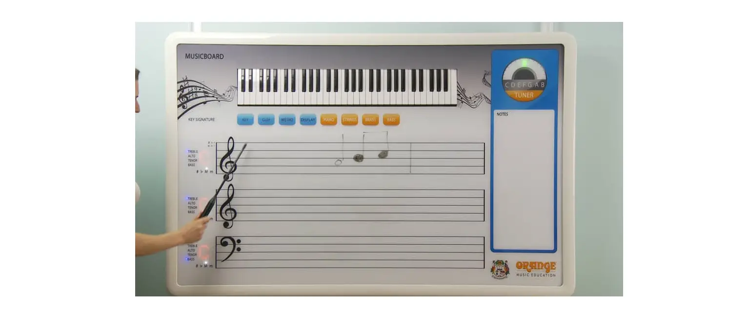 Orange Engaging With Music Board Owner's Manual