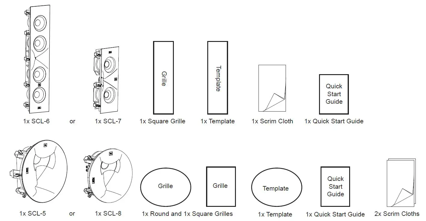 JBL SCL-5 In-Ceiling Loudspeakers fig1