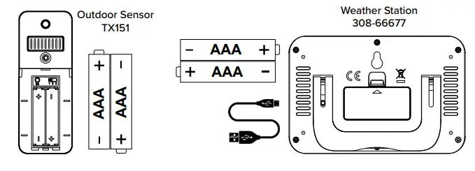La Crosse 30866677 Color Weather Station - POWER
