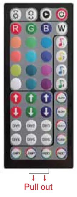 Lu Xi Xian Yong Sheng Mao Yi You Xian Gong Si NYU-01 LED Strip Lights- Remote Control