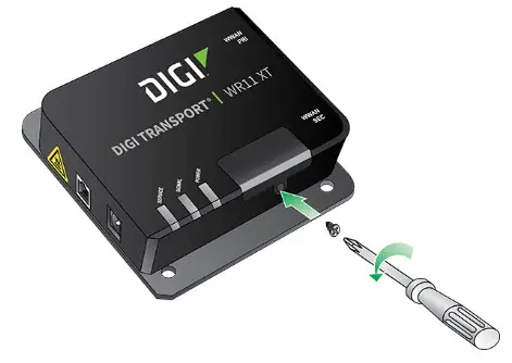 DIGI TransPort WR11 XT 4G LTE - screwdriver,