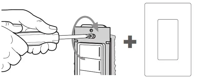 HOMEWORKS SUNNATA HRST-W Keypad- Mount the dimmer