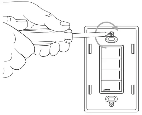 HOMEWORKS SUNNATA HRST-W Keypad- wallplate adapter