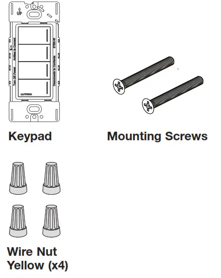 HOMEWORKS SUNNATA HRST-W Keypad