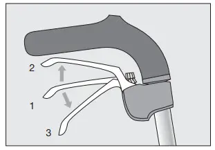 swemed Let’s Go Out Walker - Brake functions