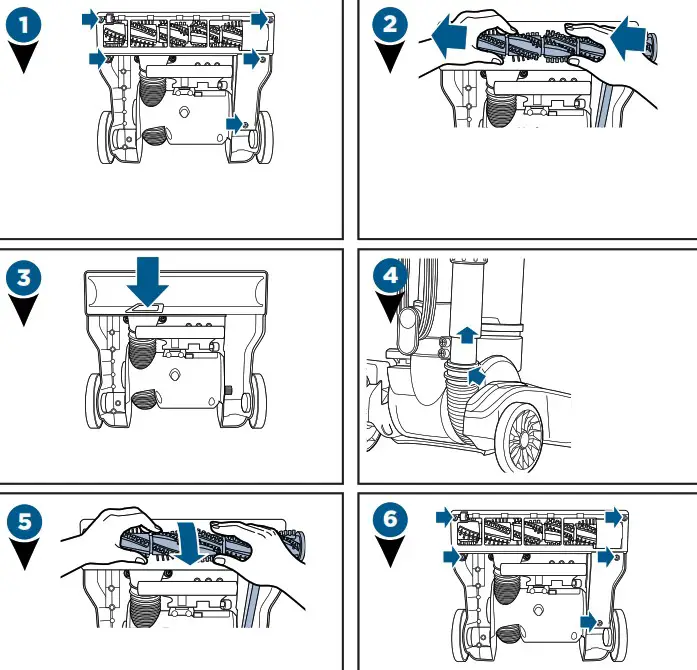 BISSELL 2112 Series Powerforce Compact Bagless Vacuum Cleaner - Cleaning the Brush Roll