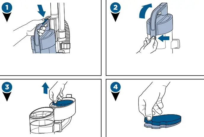 BISSELL 2112 Series Powerforce Compact Bagless Vacuum Cleaner - Cleaning the Filter