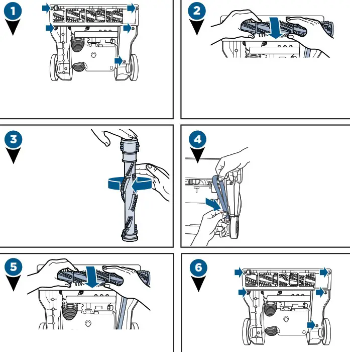 BISSELL 2112 Series Powerforce Compact Bagless Vacuum Cleaner - Replacing Drive Belt