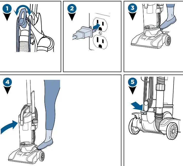 BISSELL 2112 Series Powerforce Compact Bagless Vacuum Cleaner - Using Your Vacuum