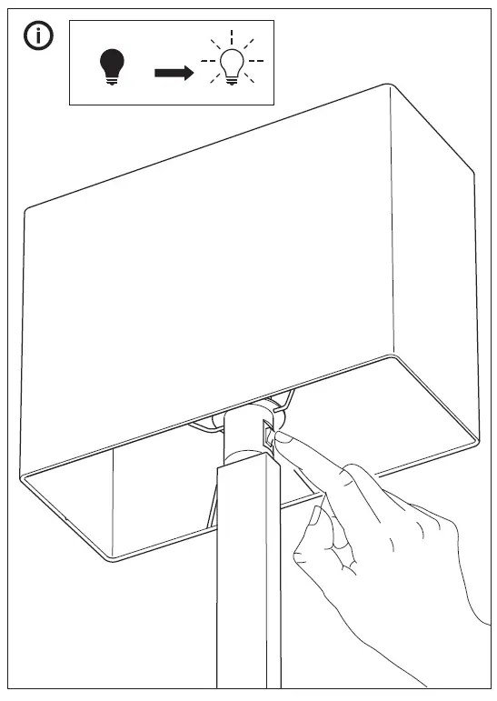 IKEA TOMELILLA Floor Lamp with LED Bulb Nickel Plated fig9