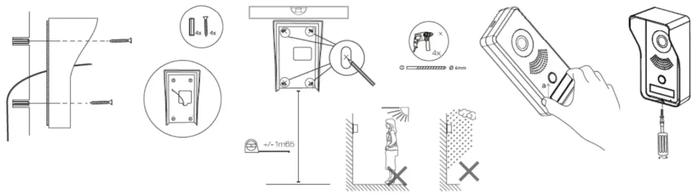 SOMOGYI DPV WIFI Smart Video Doorphone Set with 7-Inch LCD Monitor 3