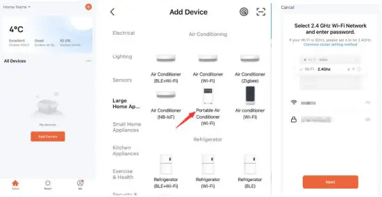 emerio PAC 127277 Portable Air Conditioner - Add Device
