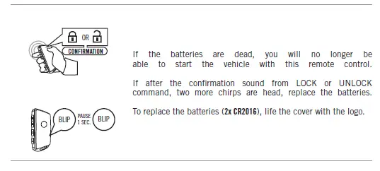 FORTIN RF9MA Security System Remote Car Starter 123