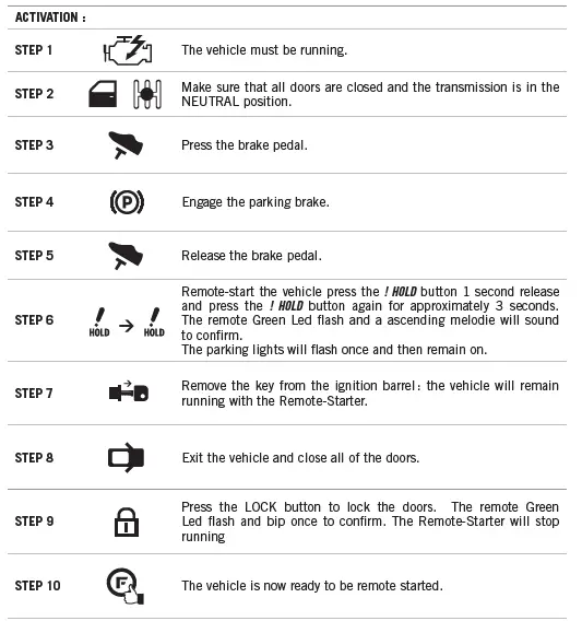 FORTIN RF9MA Security System Remote Car Starter 5