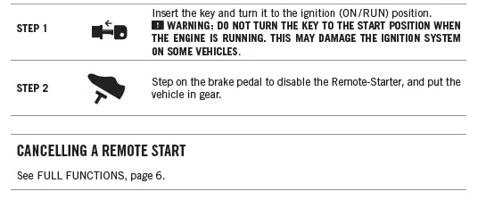 FORTIN RF9MA Security System Remote Car Starter 8