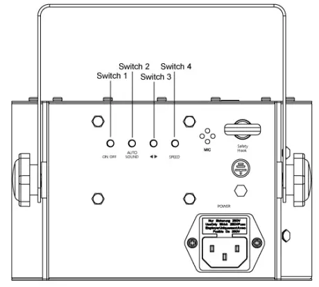 beamZ 153.728 LED Butterfly 3x3W RGB SMD Strobe - MANUAL SETTING