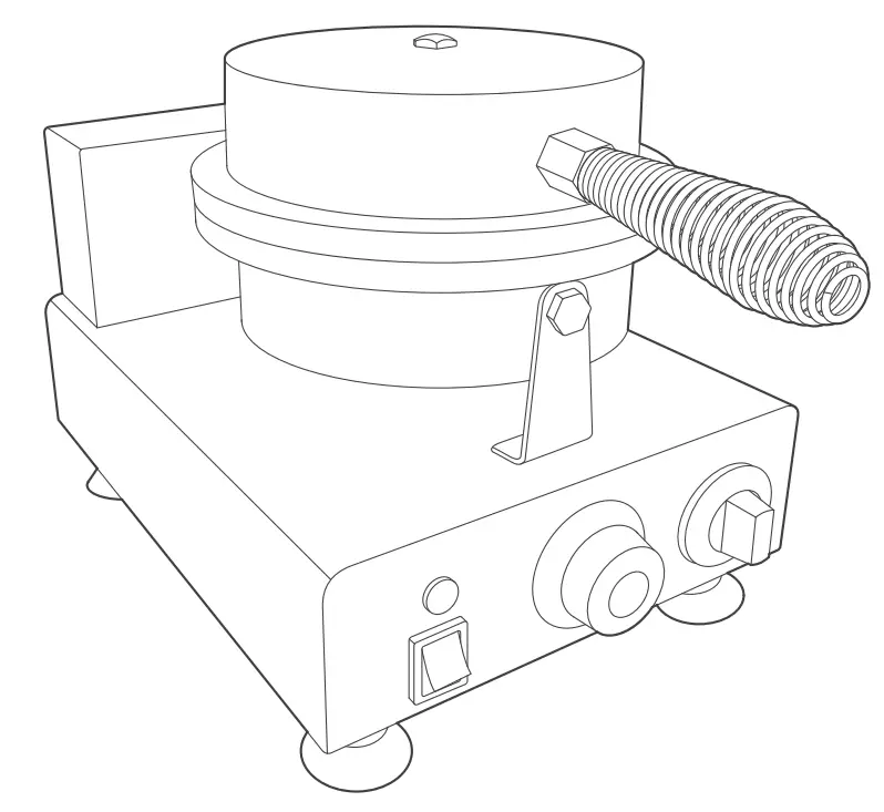 maxima 09374210 Electric Waffle Maker