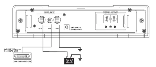 QUANTUM AUDIO QPX2000.1M Car Subwoofer Amplifier fig 4