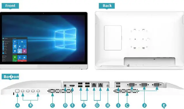 DT Research 504T Medical-Grade Integrated LCD System 1
