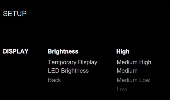 MICHI P5 Stereo Control Amplifier - Display Configuration 1