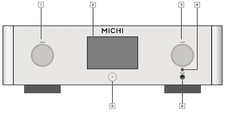 MICHI P5 Stereo Control Amplifier - Product Overview 1