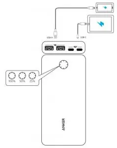 FIG 1 Charging Your Phone or Tablet