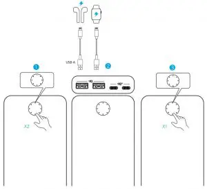 FIG 2 Charging Your Bluetooth Earphones or Smart Watches
