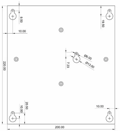 CAMTEC HPV04801 480W Industrial Power Supply - Back Plate Option