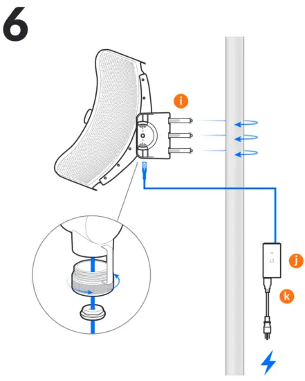 UBIQUITI LBE 5AC GEN2 US LiteBeam AC Gen2 Ultra Lightweight airMAX AC CPE - fig 6