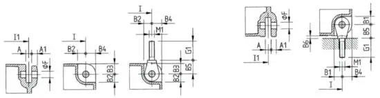HARRINGTON RH Electric Wire Rope Hoists - DIMENSIONS 3