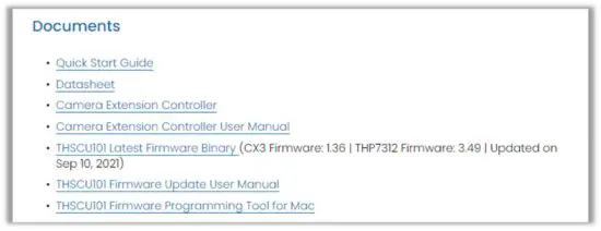 THine THSCU101 13MP PDAF UVC Camera - binary