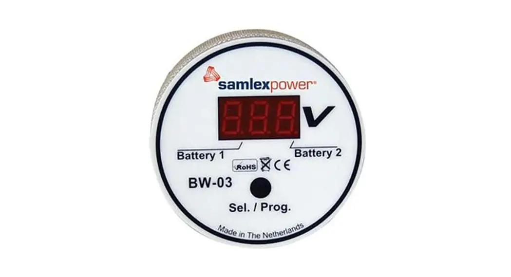 Samplexpower Bw-01 Battery Monitor Owner's Manual