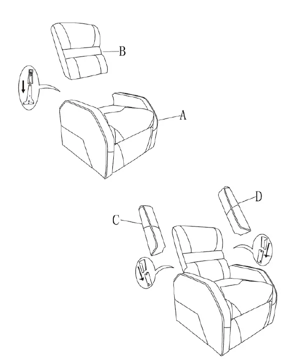 COSTWAY -HW66874 -Childrens -Sofa -2