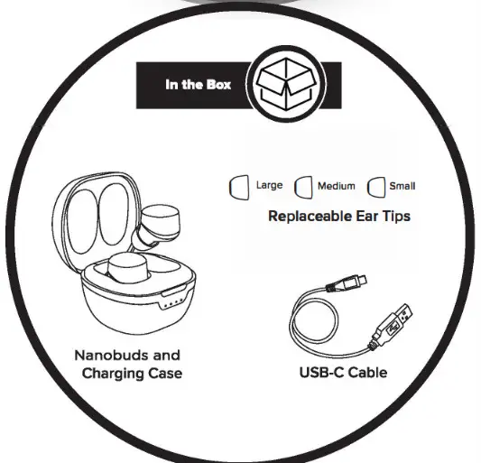 ALTEC AL NanoBuds 2.0 in the box