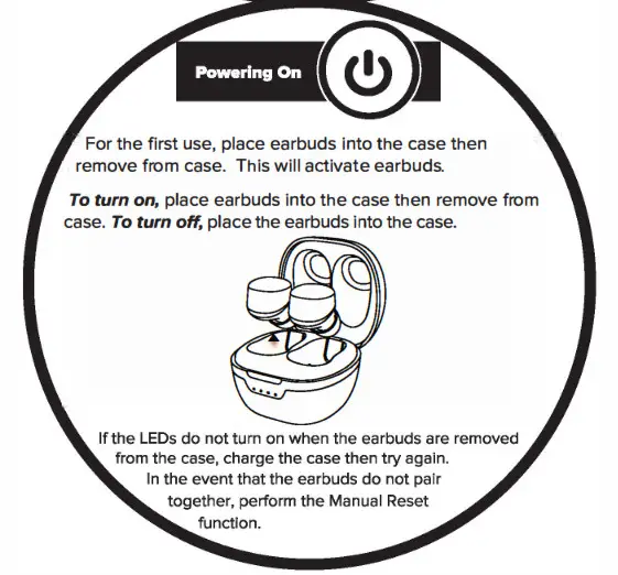ALTEC AL NanoBuds 2.0 ipower on