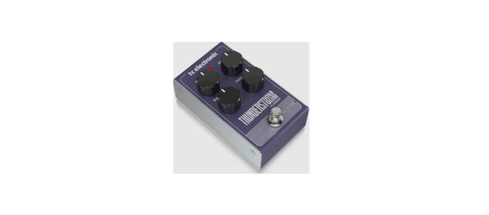 Tc Electronic P0cb0 Vintage-style Thunderstorm Flanger Pedal With All-analog Bucket-brigade Circuit User Guide