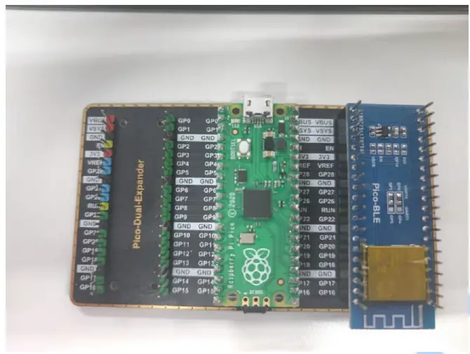 WAVESHARE ELECTRONICS Pico-BLE Dual-Mode Bluetooth-compatible 5.1 Expansion Module FIG 2