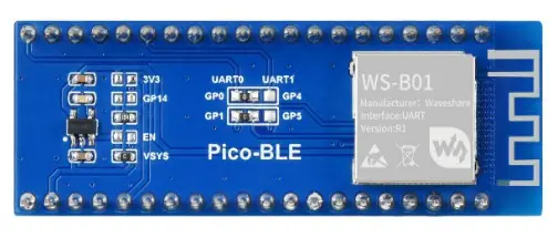 WAVESHARE ELECTRONICS Pico-BLE Dual-Mode Bluetooth-compatible 5.1 Expansion Module