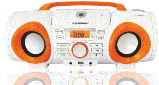 BLAUPUNKT BB20BT Bluetooth Boombox with CD-MP3 and USB Player product