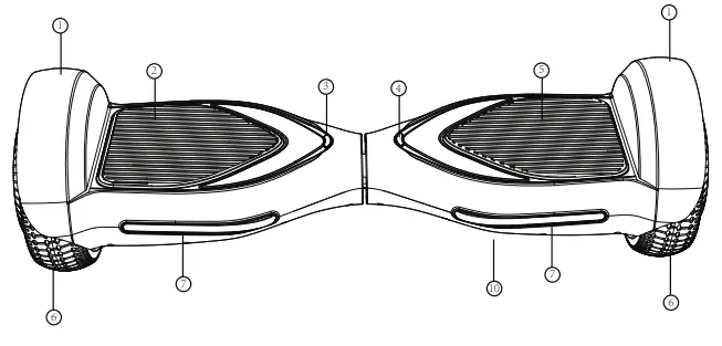 REPLAY HB632 1 Pulse Electric Self Balancing Hoverboard - fig4