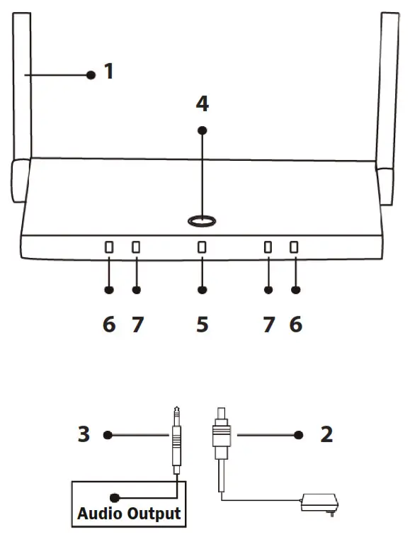 Pyle Wireless UHF Mic System- establish the connection