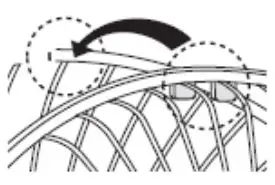 Dimple Whisper 3 in 1 Fan Instruction Manual - Align catch of the front guard