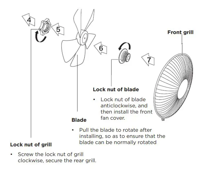 DImplex Whisper 3 in 1 Fan Instruction Manual - Installation Instructions