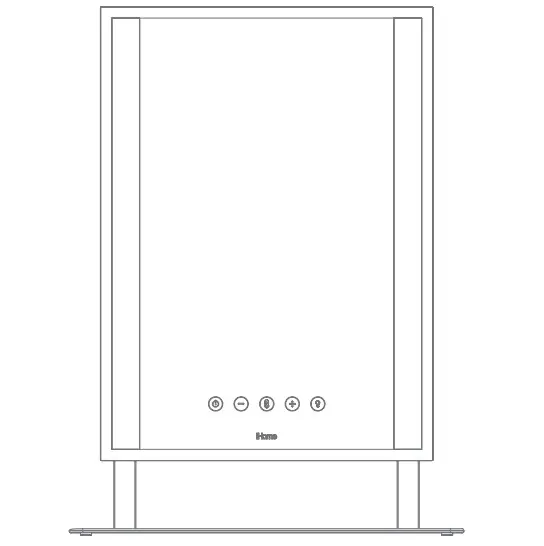 SDI TECHNOLOGIES Reflect Studio Pro iHome Beauty Vanity Mirror - figure 1