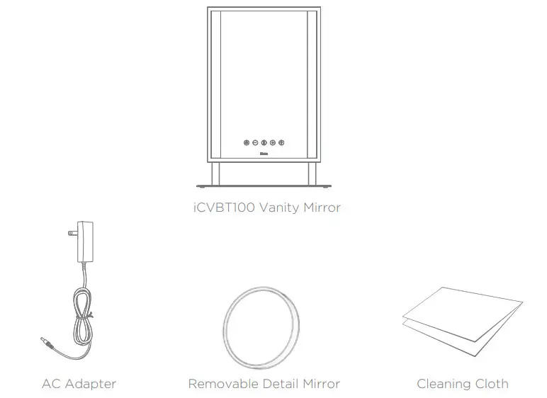 SDI TECHNOLOGIES Reflect Studio Pro iHome Beauty Vanity Mirror - figure 2